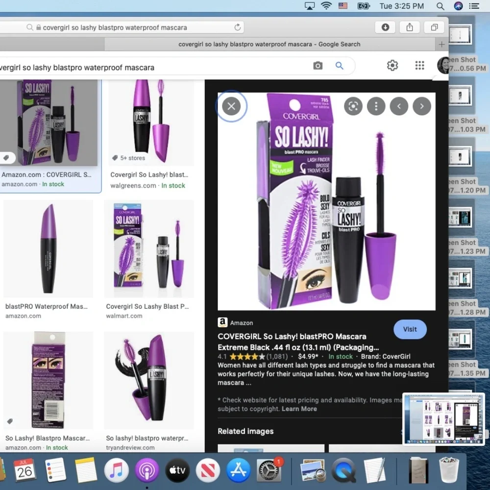 COVERGIRL SO LASHY MASCARA #820 EXTREME BLACK NEW